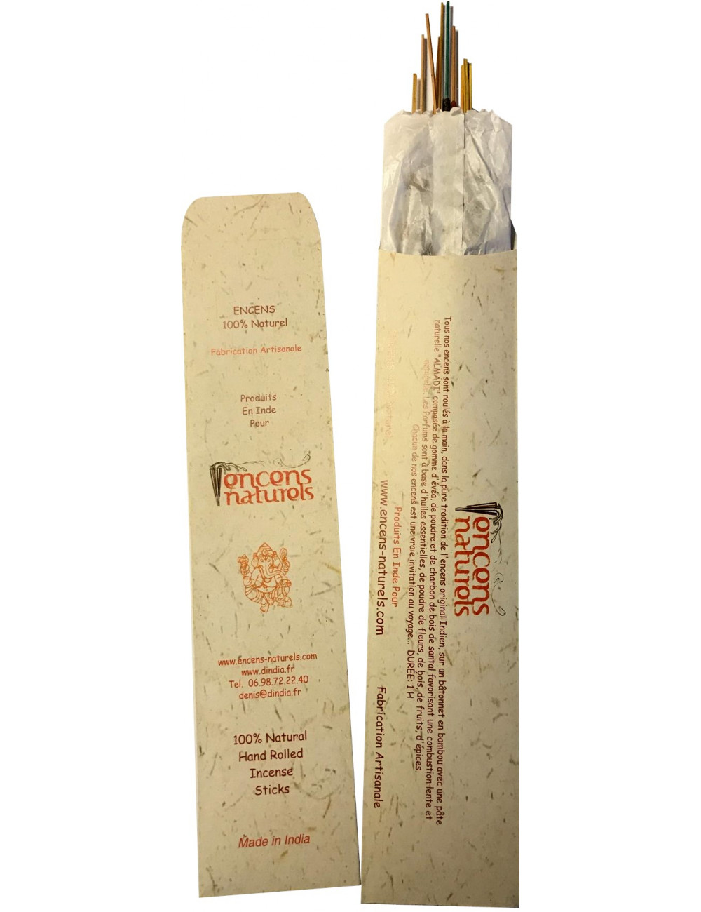 Porte-Encens Cordes En Bois Rond Ciselé - Lumière D'étoiles